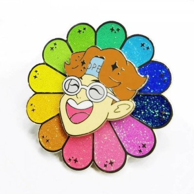 Oneway Custom Design Fashion Cute Cartoon Enamel Lapel Pins Badge Hard Enamel Spinning Rotate Pins